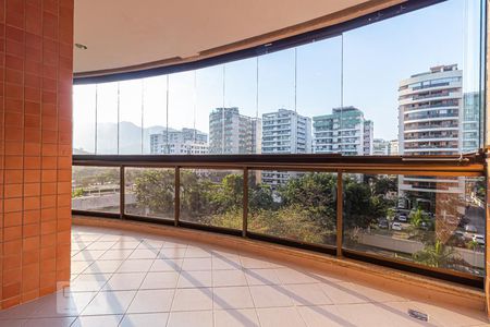 Varanda da Sala de apartamento para alugar com 2 quartos, 72m² em Barra da Tijuca, Rio de Janeiro