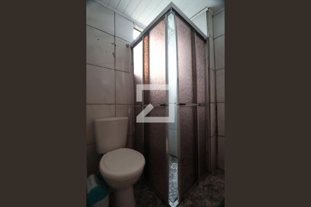 Banheiro da Suíte de apartamento à venda com 1 quarto, 34m² em Guajuviras, Canoas