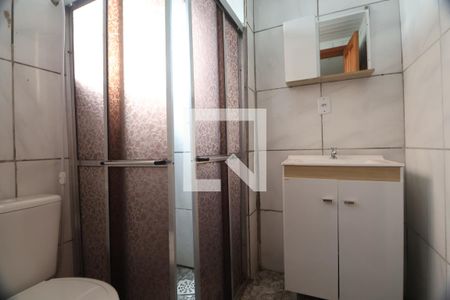 Banheiro da Suíte de apartamento à venda com 1 quarto, 34m² em Guajuviras, Canoas