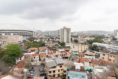 Varanda da Sala vista de apartamento para alugar com 2 quartos, 50m² em Todos Os Santos, Rio de Janeiro