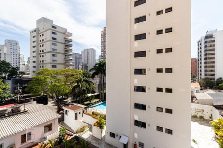 Vista de apartamento à venda com 1 quarto, 42m² em Indianópolis, São Paulo