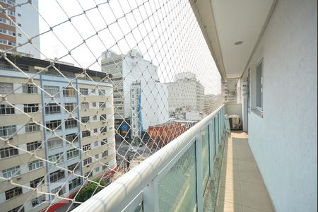 Varanda da Sala  de apartamento para alugar com 3 quartos, 98m² em Botafogo, Rio de Janeiro
