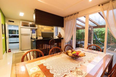 Sala de Jantar de casa de condomínio à venda com 4 quartos, 320m² em Estância Velha, Canoas