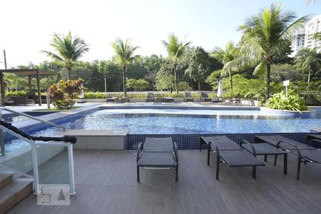 Área comum - Piscina de kitnet/studio para alugar com 1 quarto, 25m² em Jacarepaguá, Rio de Janeiro