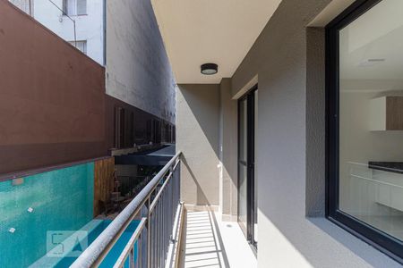 Varanda de kitnet/studio para alugar com 1 quarto, 25m² em Centro, São Paulo