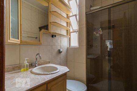 Banheiro da Suíte de apartamento para alugar com 1 quarto, 50m² em Boa Vista, Porto Alegre