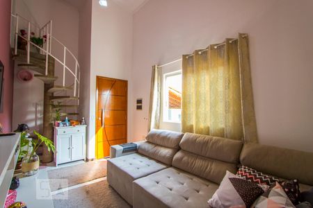 Sala de apartamento à venda com 3 quartos, 94m² em Vila São Pedro, Santo André