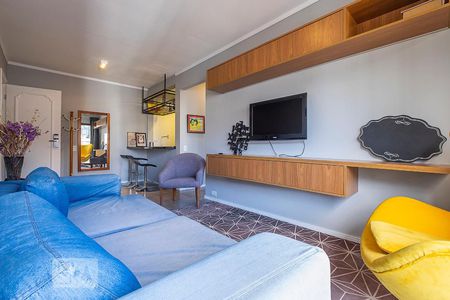 Sala de apartamento para alugar com 1 quarto, 46m² em Cerqueira César, São Paulo