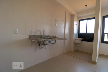 Cozinha de apartamento para alugar com 2 quartos, 55m² em Condomínio Residencial Santa Rita, Goiânia