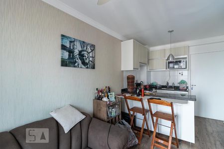 Sala/Cozinha de apartamento para alugar com 1 quarto, 33m² em Jardim Santa Teresinha, São Paulo