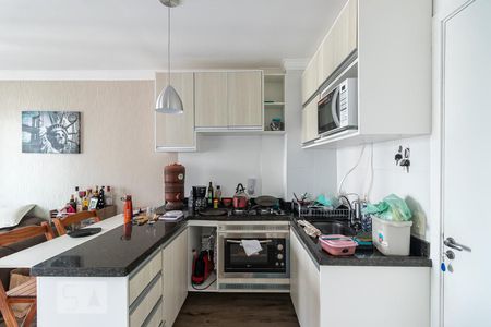 Sala/Cozinha de apartamento para alugar com 1 quarto, 33m² em Jardim Santa Teresinha, São Paulo