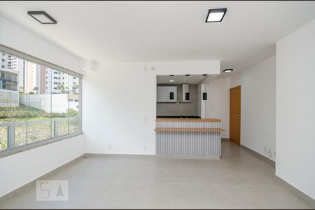 Sala - Cozinha de apartamento para alugar com 2 quartos, 68m² em Vila da Serra, Nova Lima