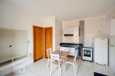 Sala e cozinha de apartamento à venda com 1 quarto, 32m² em Chácara Santo Antônio , São Paulo