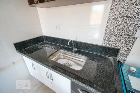 Sala e cozinha de apartamento à venda com 1 quarto, 32m² em Chácara Santo Antônio , São Paulo