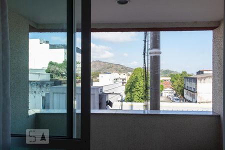 Varanda da sala de apartamento para alugar com 1 quarto, 35m² em Campo Grande, Rio de Janeiro