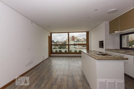 Sala/Cozinha de apartamento à venda com 2 quartos, 73m² em Cristo Redentor, Porto Alegre