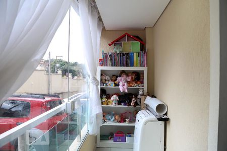 Varanda da Sala de apartamento à venda com 2 quartos, 56m² em Vila Andrade, São Paulo