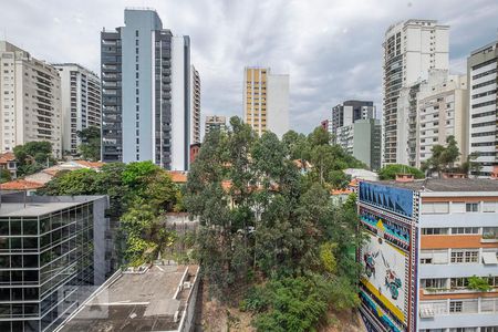 Sala - Fachada de apartamento para alugar com 1 quarto, 60m² em Pinheiros, São Paulo