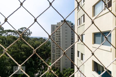 Vista da sala de apartamento para alugar com 2 quartos, 55m² em Estância Jaraguá, São Paulo