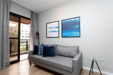 Sala de apartamento para alugar com 1 quarto, 45m² em Jardim Paulista, São Paulo