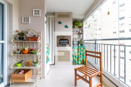 Varanda Gourmet de apartamento para alugar com 2 quartos, 62m² em Socorro, São Paulo