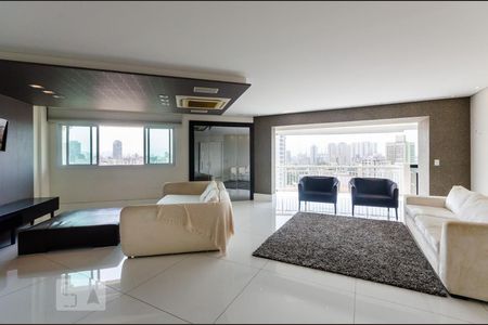 Sala de apartamento para alugar com 2 quartos, 199m² em Ponta da Praia, Santos