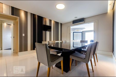 Sala de janta de apartamento para alugar com 2 quartos, 199m² em Ponta da Praia, Santos