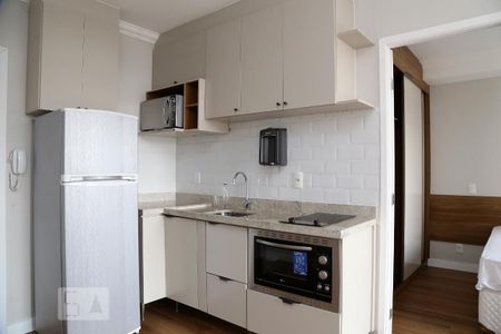 Cozinha - Armários de apartamento para alugar com 1 quarto, 37m² em Real Parque, São Paulo