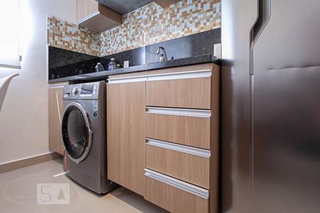 Sala/Cozinha de apartamento para alugar com 2 quartos, 50m² em Sagrada Família, Belo Horizonte