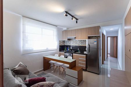 Sala/Cozinha de apartamento para alugar com 2 quartos, 50m² em Sagrada Família, Belo Horizonte