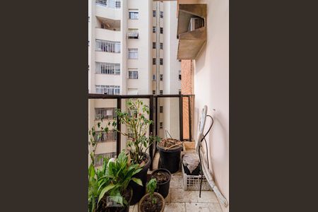 Varanda de apartamento à venda com 1 quarto, 50m² em Jardim Paulista, São Paulo