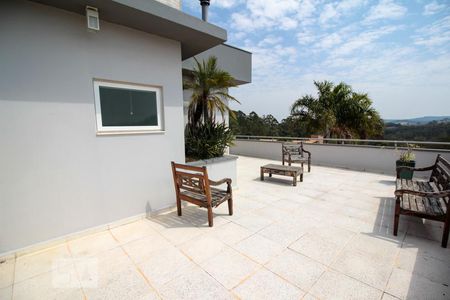 Sacada da Sala Mezanino de casa de condomínio à venda com 6 quartos, 500m² em Ivoturucaia, Jundiaí