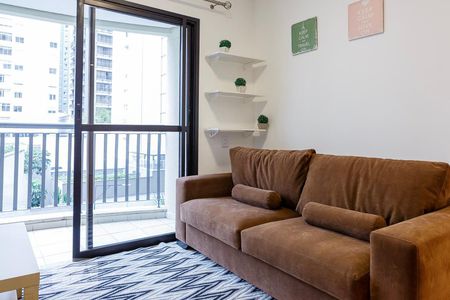 Sala de apartamento para alugar com 1 quarto, 49m² em Jardim Paulista, São Paulo