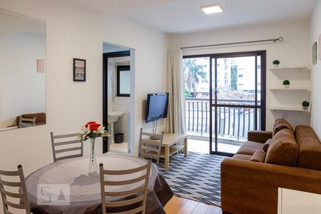 Sala de apartamento para alugar com 1 quarto, 49m² em Jardim Paulista, São Paulo