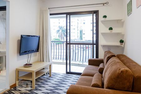 Sala de apartamento para alugar com 1 quarto, 49m² em Jardim Paulista, São Paulo