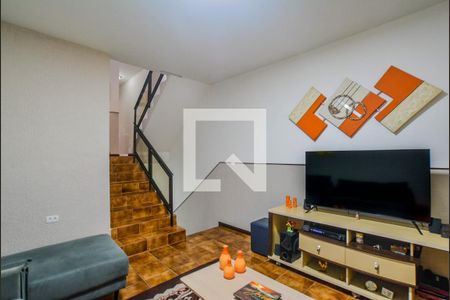 Sala de casa à venda com 3 quartos, 240m² em Jardim Marek, Santo André