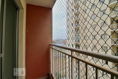 Varanda da Sala de apartamento à venda com 3 quartos, 67m² em Vila Homero Thon, Santo André