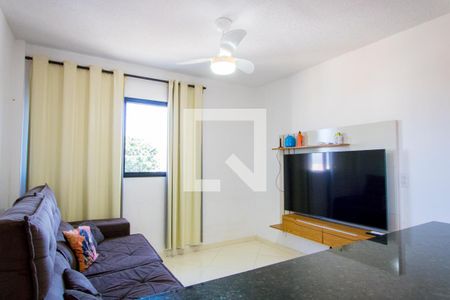 Sala de apartamento para alugar com 1 quarto, 36m² em Jardim Jamaica, Santo André