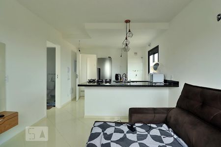 Sala/Cozinha de apartamento para alugar com 1 quarto, 36m² em Jardim Jamaica, Santo André