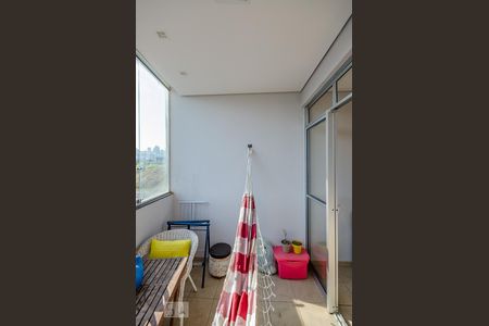 Varanda da Sala de apartamento para alugar com 2 quartos, 54m² em Estoril, Belo Horizonte