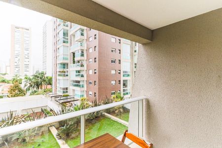 Varanda de apartamento para alugar com 1 quarto, 34m² em Brooklin, São Paulo