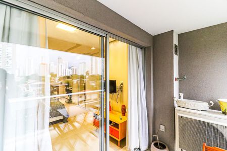 Varanda de apartamento para alugar com 1 quarto, 34m² em Brooklin, São Paulo