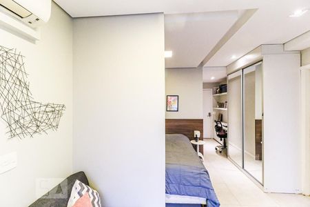 Sala de apartamento para alugar com 1 quarto, 34m² em Brooklin, São Paulo