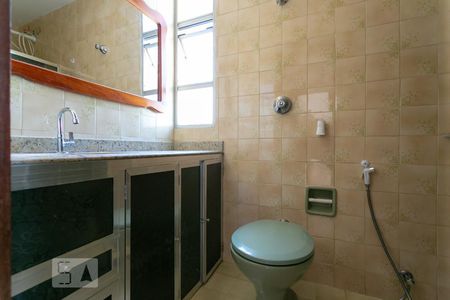 Banheiro de apartamento para alugar com 1 quarto, 50m² em Lourdes, Belo Horizonte