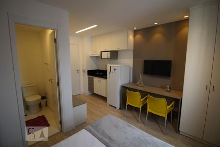 Sala/Cozinha de kitnet/studio para alugar com 1 quarto, 18m² em Brás, São Paulo