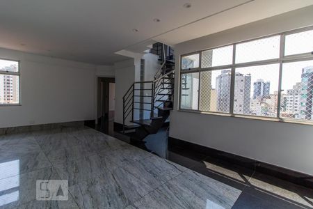 Sala 1 de apartamento para alugar com 4 quartos, 260m² em São Pedro, Belo Horizonte