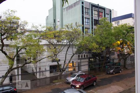 Quarto - Vista de apartamento para alugar com 1 quarto, 32m² em Menino Deus, Porto Alegre