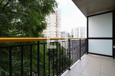 Studio - Varanda de kitnet/studio para alugar com 1 quarto, 29m² em Santana, São Paulo