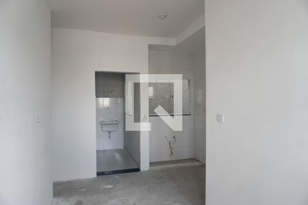 Sala/Cozinha de apartamento à venda com 2 quartos, 37m² em Cangaiba, São Paulo