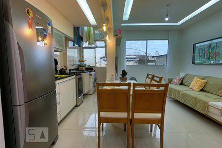 Sala/Cozinha de apartamento à venda com 2 quartos, 48m² em Engenho de Dentro, Rio de Janeiro